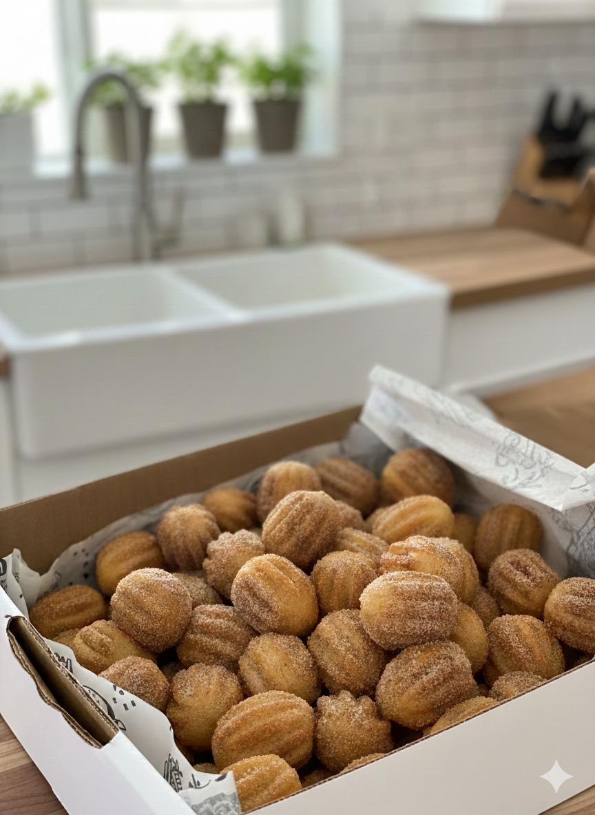 Caixinha com 50 Mini Churros Doce de Leite