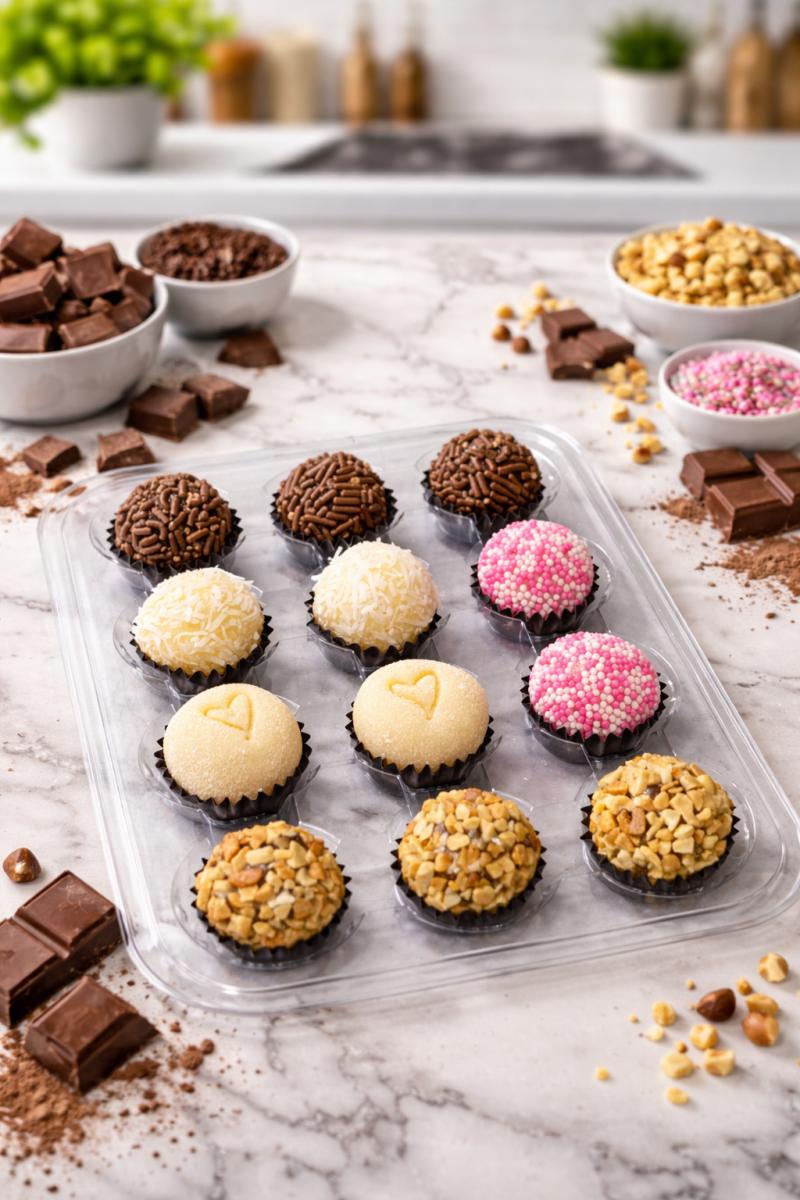 Caixinha com 12 Brigadeiros Clássicos