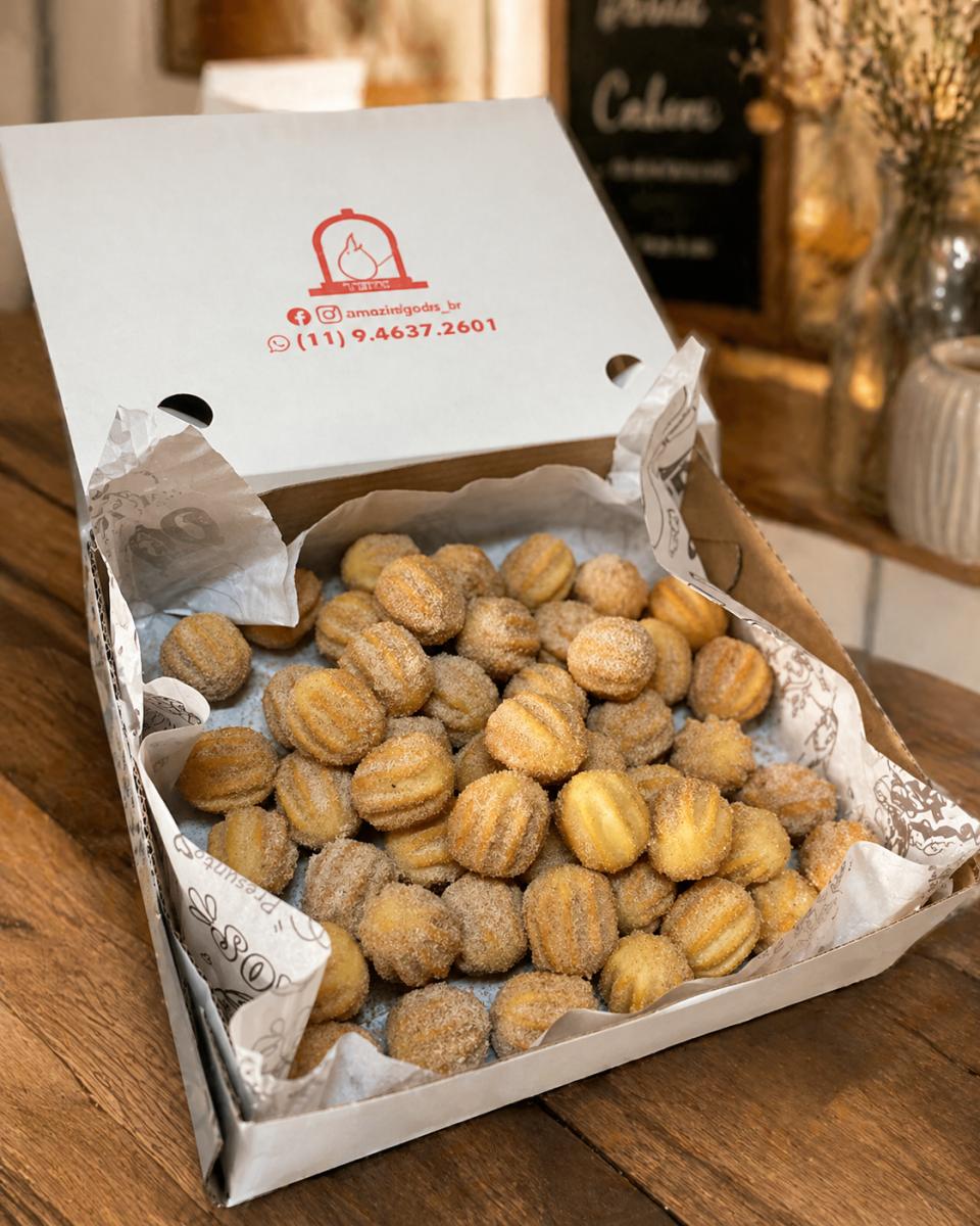 Cento de Mini Churros Doce de Leite