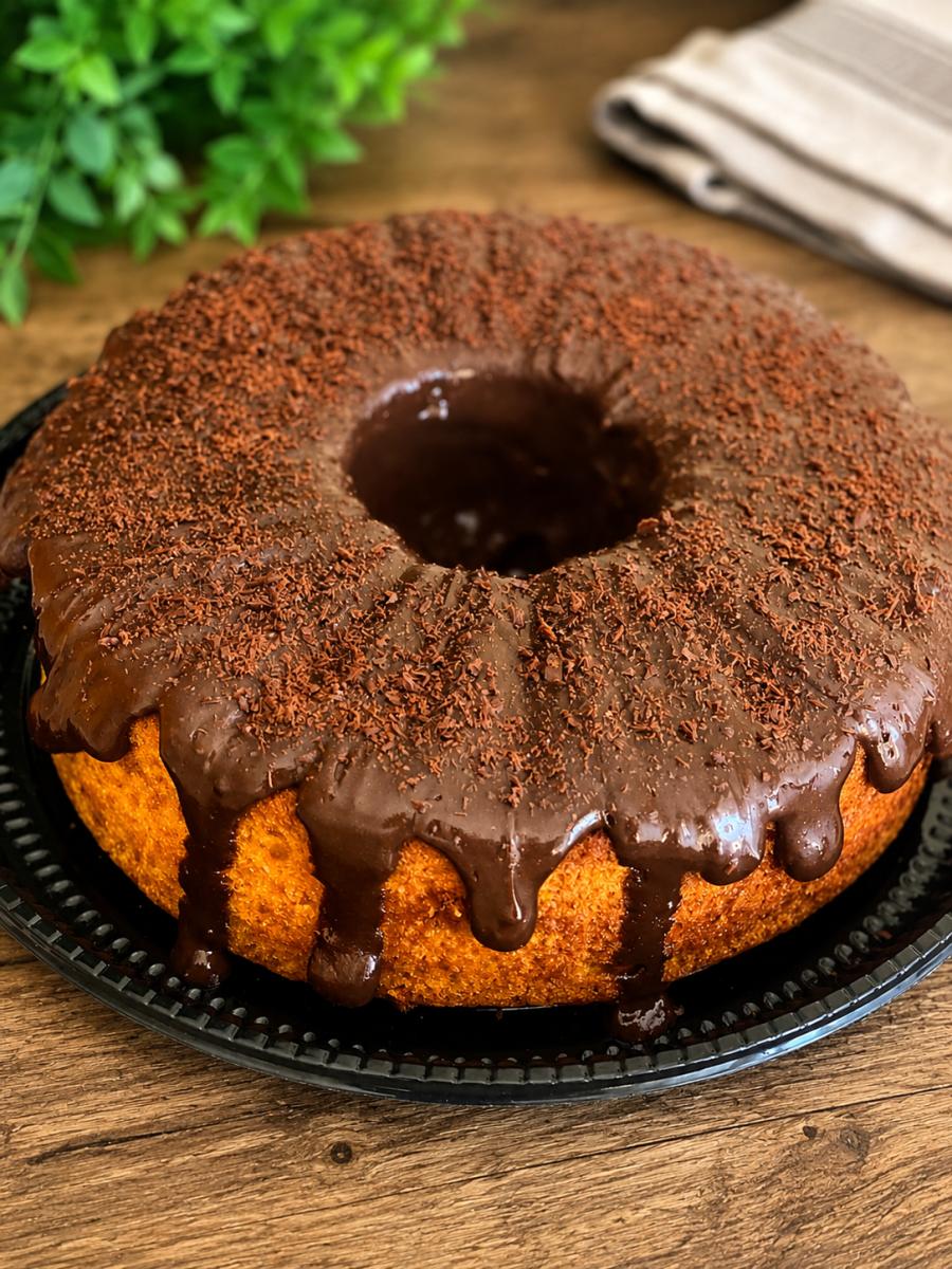 Bolo de Cenoura Grande